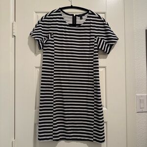 J Crew Striped T-shirt Dress